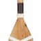 Coastal Brown White and Blue Wood Oar Wall Art, 58" x 7" x 2"